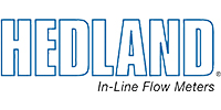 Hedland in-line flow meters logo hydraulic equipment pneumatic equipment from mitten fluidpower