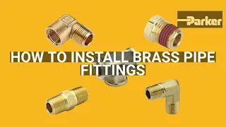 How To Install Brass Pipe Fittings